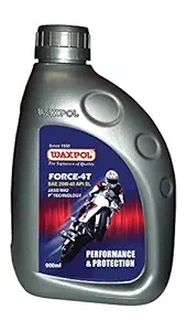 Waxpol Force - 4T SAE 20W-40 API SL, JASO MA2 (4 Stroke Motorcycle Engine Oil) - 900 ml