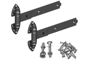 Gatemate Heavy Reversible Hinge 12" / 300mm Epoxy Black