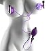 Produktbild Multi Speed   Vibrations Nippel Sucker, Brustvergrößerung Pumpe Vibrator Nippel Stimulator Für Frau (Lila)