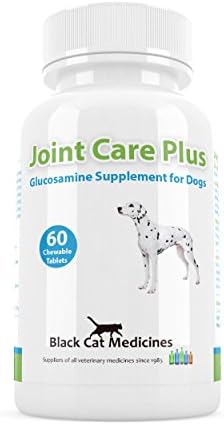 Black Cat Medicines Joint Care Plus For Dogs 500Mg Glucosamine Pack 60s