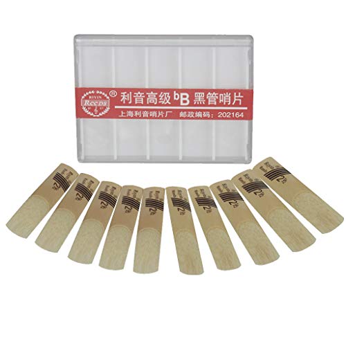 Preisvergleich Produktbild Unbekannt 10 Stück Klarinette Blätter Blättchen Stärke 2,5