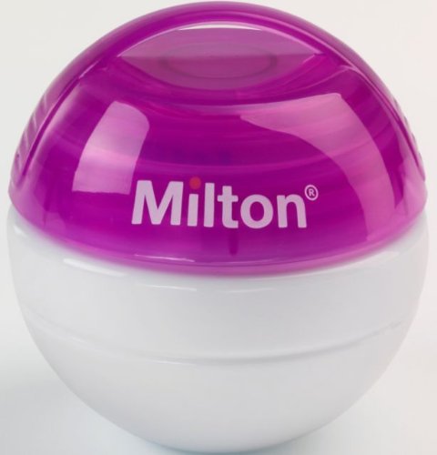 New Kid MILTON New Mini Baby Soother Teat Dummy Steriliser with 10 FREE Tablets - Purple