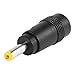 Price comparison product image SODIAL(R) Yellow Tip 4.0x1.7 mm Male Plug to 5.5x2.1mm Female Jack DC Power Connector Black