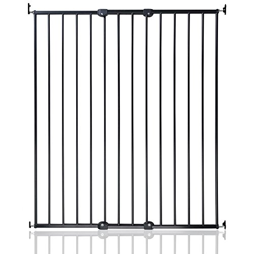Safetots Extra Tall Screw Fitted Pet Safety Gate Black