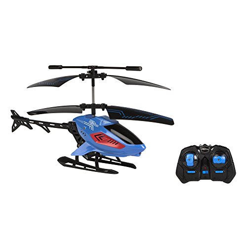 Sky Rover - Helicóptero teledirigido azul de 20 cm y 2 canales (ColorBaby 85115)