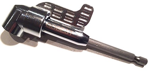 GOBEST 105 ° Winkel Verlängerung 1 / 4inch 6mm Sechskant Bohrer Schraubendreher Holder Adapter (GB-0020)