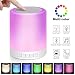 Produktbild RQINW Nachttischlampe Drahtloser Bluetooth-Lautsprecher mit LED-Nachtlicht, tragbarer Lautsprecher, Freisprechfunktion für Hände \ Touch Control Nachttischlampe \ Leselampe \ tragbares Licht.
