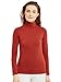 Hypernation Rust Color High Neck Cotton T-shirt For Women RS.499.00