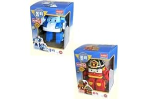 Robocar Poli + Robocar Roy (2 Transformable Robot toys)