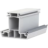 Contacall Kalın fitil PVC Kapı Pencere Contası Pvc Doğrama Fitili Kalın Model 7 mm 25 Metre Gri UK03
