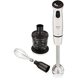 Krups Perfect Mix 9000 Plus Mixeur plongeant en acier inoxydable et plastique Gris et blanc 0,8 l 750 W