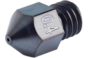 POLISI3D Ender 3 Nano DLC MK8 Buse en acier trempé 0,4 mm compatible avec Neptune 3 Pro, Creality CR6 SE, CR10 / Ender 3 V2 Neo / Ender3 S1 Pro, Ender 5 Pro Plus, Sprite extrudeuse imprimante 3D