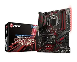 MSI MPG Z390 Gaming Plus LGA1151 (Intel 8th and 9th Gen) M.2 USB 3.1 Gen 2 DDR4 HDMI DVI CFX ATX Z390 Gaming Motherboard