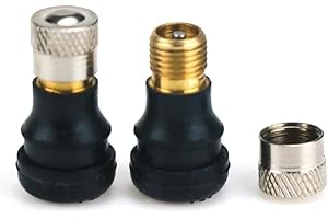 INAVENSA 2 x Ventil für Schlauchlos Reifen Xiaomi M365 Pro Ninebot Max G30 Tubeless Ventile 2er Set für G2, F-Serie, Trittbrett VMAX VX2