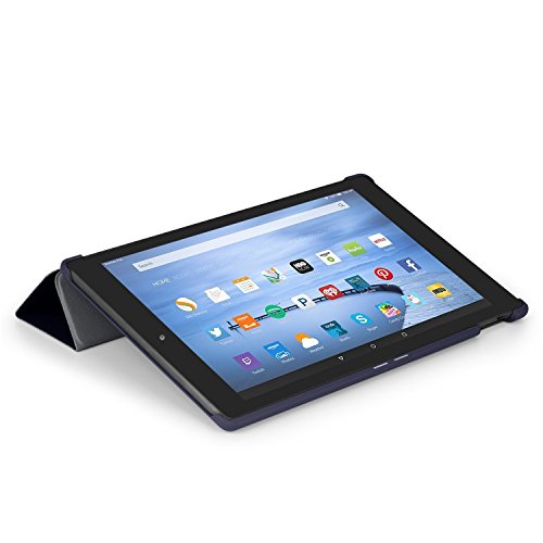 All-New Fire HD 10 2017 H  lle  TopACE Smart Case Tasche Folding Cover Bookstyle PU-Leder H  lle Mit St  nder Schutzh  lle St  nder F  r All-New Fire 