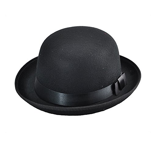 black round top hat
