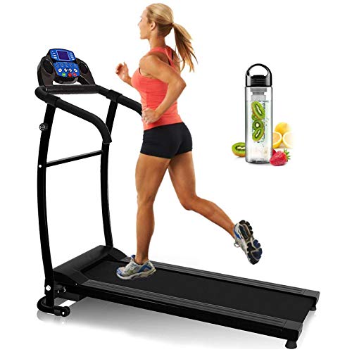 Nero Sports Folding Treadmill Motorised Running Machine Electric Power Fitness Exercise New ? 10km ? SPACE SAVER ?WATER BOTTLE ? LED Computer