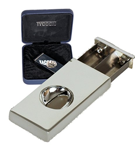 Sonderposten Luxus-Zigarrenschneider Kerbschnitt versilbert von Tycoon inkl. Lifestyle-Ambiente Tastingbogen