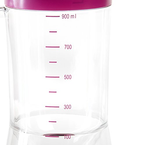 Wenco 541794 Teigportionierer, Kunststoff, transparent / lila, 18 x 11.5 x 17 cm - 2