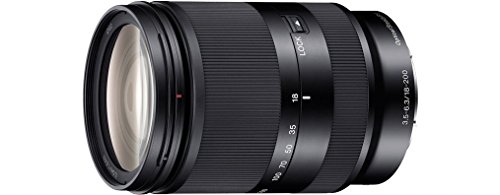 Sony SEL18200LE.Ae - Objetivo para Sony/Minolta de Distancia Focal 18-200mm y Zoom óptico 11x, Color Negro