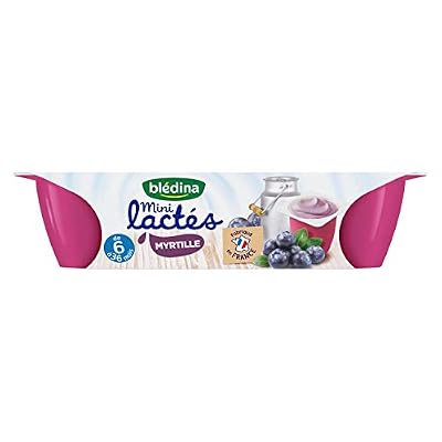 Blédina 24 Mini Lactés Myrtille (4 packs de 6)