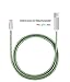 Produktbild Sichtbar Lightning Kabel iphone 1m 3.3ft - SXUDA USB auf Lightning aufhellen Ladekabel |LED lumineszierend Apple Datenkabel für iPhone 7 / 7 Plus / 6 / 6 Plus / 6s / 6s Plus / 5 / 5c / 5s, iPad Pro Air Air 2 mini2 mini3 4th Gen, iPod Nano 7th Gen - iOS 11 - Aluminium Anschluss - Space Silber