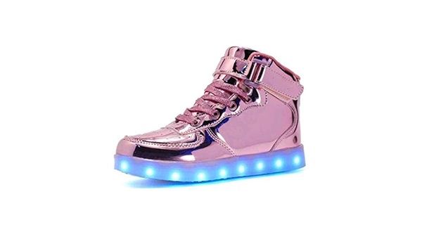 rose gold light up shoes