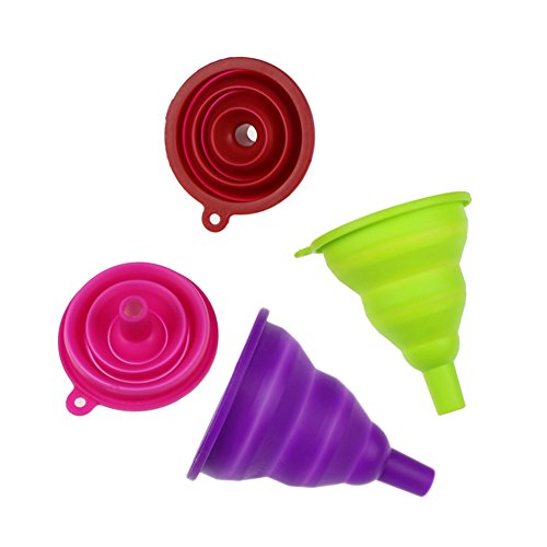 examen HimanJie Chaleur écologique preuve résistant au froid plié entonnoir Silicone