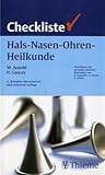 Image de Checklisten der aktuellen Medizin, Checkliste Hals-Nasen-Ohren-Heilkunde