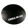 Grill Or Die Grillunterlage Kugelgrill Fr Weber 57cm Schwarz Matt Mit Aufdruck In Premium Qualitt