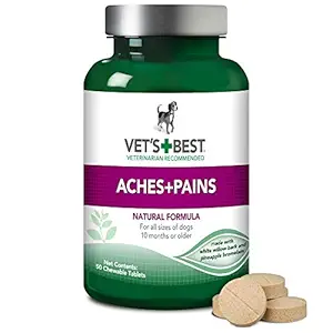 Veterinarian's Best Aspirin Free Aches & Pains Formula Chewable Tablets, 50 Count