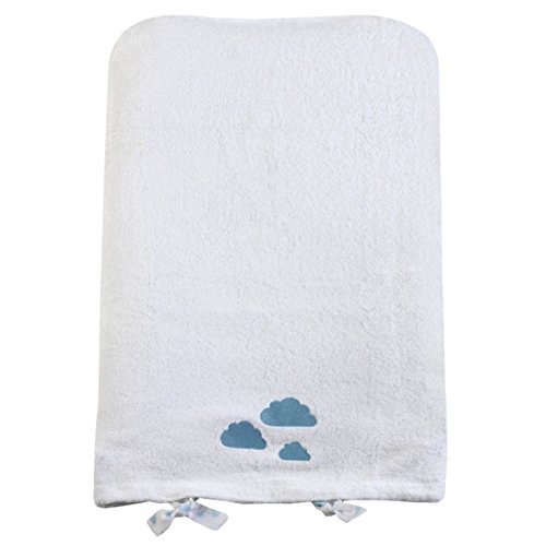 Gloop Baby Care Organic Cotton Changing Mat Cover (Blue Clouds)