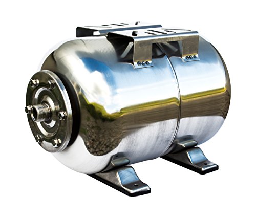 AWM Hauswasserwerk Druckkessel Membrankessel Edelstahl Ausdehnungsgefäß Druckbehälter, 24 L, AM-HWW-E24