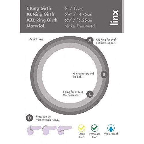 Preisvergleich Produktbild SEVENCREATIONS TRIPLE Metall Cockring SET