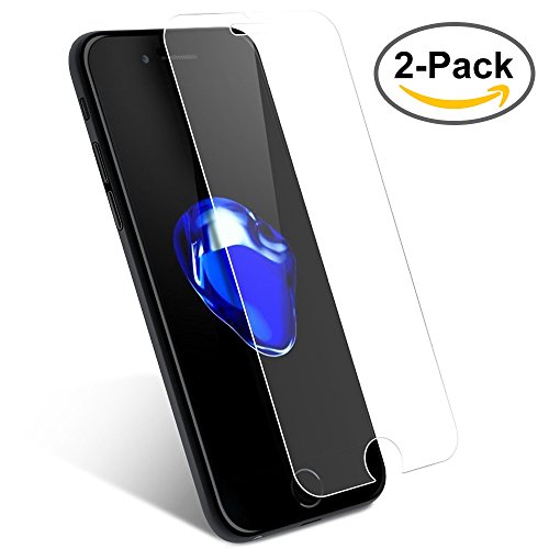iPhone 6/6s protection d'écran, Kettre® Protection d'écran en verre trempé [Lot de 2] [Garantie à vie] pour iPhone 6/6s (11,9 cm) – anti-rayures – Compatible 3d Touch – Installation facile sans bulles