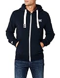 Herren Zipper Superdry Herren Orange Label Ziphood Kapuzenpullover, Blau (Eclipse Navy 98T), Medium