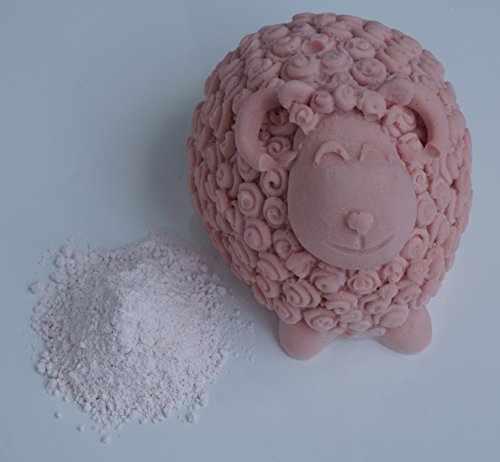 Gießmasse Gips sehr Fein Duftstein Pulver - Rosa - 1kg