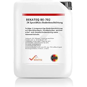 2K Epoxidharz Bodenbeschichtung seidenglänzend RAL-Farben, 20KG bis
