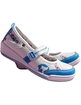 Scandi Mädchen Schuh, Freizeit, Strasse, Feier, Freizeit, weiß-blau