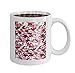 Produktbild 11 oz Coffee Mug military camo camouflage red black white background your design Pretty Novelty Ceramic Gifts Tea Cup