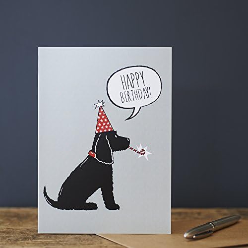 Cocker Spaniel (Black) Birthday Card