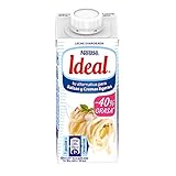 Leche evaporada Nestlé Ideal, tu alternativa saludable a la nata con un 50% menos de grasa