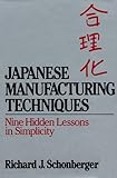 Image de Japanese Manufacturing Techniques: Nine Hidden Lessons in Simplicity