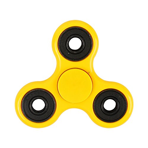 Fidget Spinner Detome Screw finger fingertip gyro Perfect For ADD / ADHD / Anxiety and Autism Adult Children (Yellow)