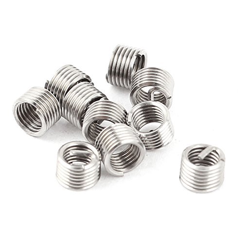 M3 x 0,5 mm x 1,5 D V-Coil-Draht Helicoil Gewindereparatureinsätze 10Pcs - 2