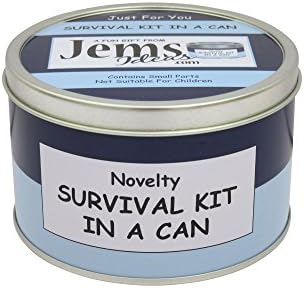 Jemsideas Wife To Be Survival Kit In A Can. Humorous Novelty Gift - Bride To Be Wedding Day Present & Card All In One. Gifts For Her/Gifts For Women. Customise Your Can Colour. (Blue/Navy)