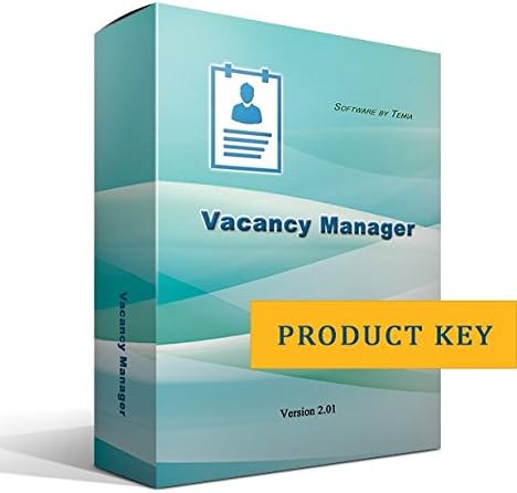 Vacancy Manager [only product key, without CD]