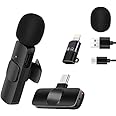MAYBESTA Divine Wireless Lavalier Omnidirectional Microphone System Vlog for Type-C Android & iPhone,Plug and Play,Noise Reduction,No Need APP & Bluetooth