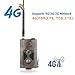 Produktbild Suntek 4G 3G Gprs Wildkamera Fotofalle GSM 16MP 1080P Full HD Jagdkamera 120 ° Weitwinkelobjektiv Vision Infrarote 30m 24 IR-LEDs IP65 Wasserdicht 2.0" LCD Display 550LTE