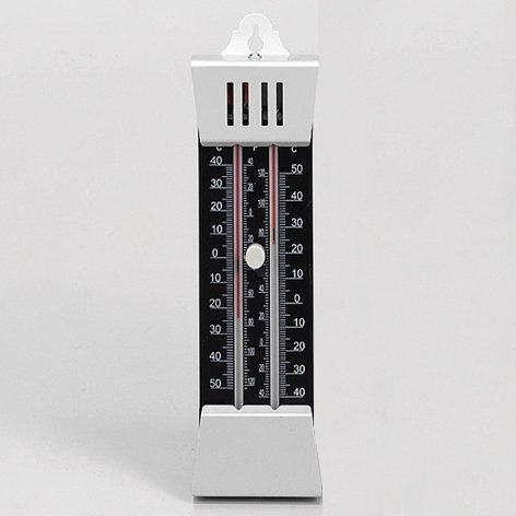 Preisvergleich Produktbild Maximum- / Minimum Thermometer, Aluminium
